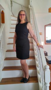 Joy's "little black dress" moment