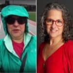 Joy before and after losing 55 pounds