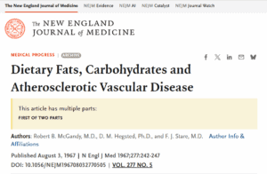Dietary Fats, Carbohydrates and Atherosclerotic Disease