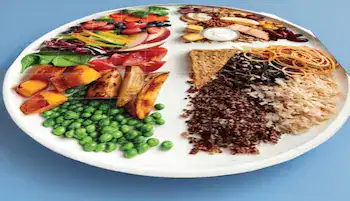 Canada's 2019 Food Guide Sample Plate