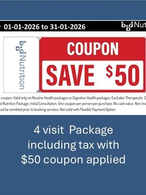 (temporary) 4 visit package with $50 coupon applied