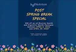 Post Spring Break Special - April 6-20, 2026 only