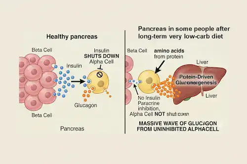 BBDNutrition - How unmoderated pancreatic alpha cells drive gluconeogenesis