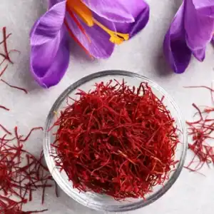 Saffron; stigmas of the Crocus sativus